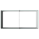 vidaXL Emelt kert ágyás Zöld 160 x 80 x 55 cm hidegen hengerelt acél