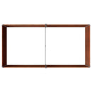vidaXL Emelt kert ágyás Rozsdás 160 x 80 x 55 cm karton