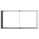 vidaXL Emelt kert ágyás Ívó 160 x 80 x 55 cm hidegen hengerelt acél