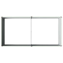 vidaXL Emelt kert ágyás Pasztell Zöld 160 x 80 x 55 cm