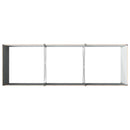 vidaXL Emelt kert ágyás Fa barna 240 x 80 x 55 cm