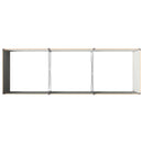 vidaXL Emelt kert ágyás Természetes 240 x 80 x 55 cm
