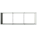 vidaXL Emelt kert ágyás Zöld 240 x 80 x 55 cm hidegen hengerelt acél