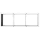 vidaXL Emelt kert ágyás Szürke 240 x 80 x 55 cm hidegen hengerelt acél