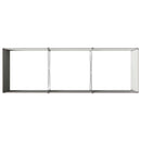 vidaXL Emelt kert ágyás Barna 240 x 80 x 55 cm hidegen hengerelt acél