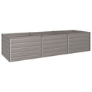 vidaXL Emelt kert ágyás Rozsdás 240 x 80 x 55 cm karton