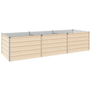 vidaXL Emelt kert ágyás Ívó 240 x 80 x 55 cm hidegen hengerelt acél