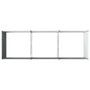 vidaXL Emelt kert ágyás Pasztell Zöld 240 x 80 x 55 cm