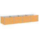 vidaXL Emelt kert ágyás Természetes 320 x 80 x 55 cm