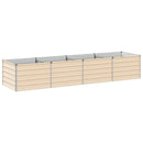vidaXL Emelt kert ágyás Ívó 320 x 80 x 55 cm hidegen hengerelt acél