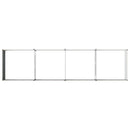 vidaXL Emelt kert ágyás Ívó 320 x 80 x 55 cm hidegen hengerelt acél