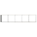 vidaXL Emelt kert ágyás Fa barna 400 x 80 x 55 cm