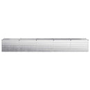 vidaXL Emelt kert ágyás Ezüst 400 x 80 x 55 cm horganyzott