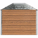 vidaXL Emelt kert ágyás Fa barna 480 x 80 x 55 cm