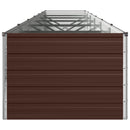 vidaXL Emelt kert ágyás Barna 480 x 80 x 55 cm hidegen hengerelt acél