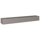 vidaXL Emelt kert ágyás Rozsdás 480 x 80 x 55 cm karton