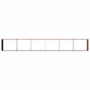 vidaXL Emelt kert ágyás Rozsdás 600 x 80 x 55 cm karton