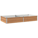 vidaXL Emelt kert ágyás Fa barna 160 x 80 x 24 cm