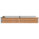 vidaXL Emelt kert ágyás Fa barna 160 x 80 x 24 cm
