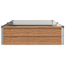 vidaXL Emelt kert ágyás Fa barna 160 x 80 x 24 cm