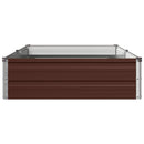 vidaXL Emelt kert ágyás Barna 160 x 80 x 24 cm hidegen hengerelt acél