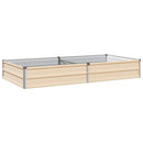 vidaXL Emelt kert ágyás Ívó 160 x 80 x 24 cm hidegen hengerelt acél