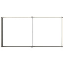 vidaXL Emelt kert ágyás Ívó 160 x 80 x 24 cm hidegen hengerelt acél