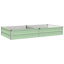 vidaXL Emelt kert ágyás Pasztell Zöld 160 x 80 x 24 cm