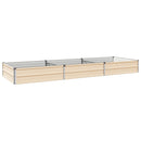 vidaXL Emelt kert ágyás Ívó 240 x 80 x 24 cm hidegen hengerelt acél