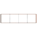 vidaXL Emelt kert ágyás Rozsdás 320 x 80 x 24 cm karton