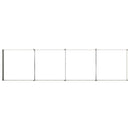 vidaXL Emelt kert ágyás Ívó 320 x 80 x 24 cm hidegen hengerelt acél