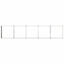 vidaXL Emelt kert ágyás Fa barna 400 x 80 x 24 cm