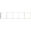 vidaXL Emelt kert ágyás Természetes 400 x 80 x 24 cm