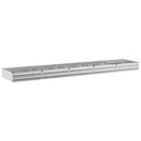vidaXL Emelt kert ágyás Ezüst 400 x 80 x 24 cm horganyzott