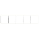 vidaXL Emelt kert ágyás Ívó 400 x 80 x 24 cm hidegen hengerelt acél