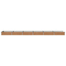 vidaXL Emelt kert ágyás Fa barna 480 x 80 x 24 cm