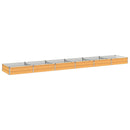 vidaXL Emelt kert ágyás Természetes 480 x 80 x 24 cm