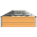 vidaXL Emelt kert ágyás Természetes 480 x 80 x 24 cm