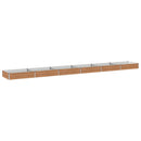 vidaXL Emelt kert ágyás Fa barna 600 x 80 x 24 cm