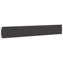 vidaXL Fűszegélyezés 30 db 15 x 103 cm Acél Fekete