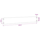 vidaXL Fűszegélyezés 30 db 15 x 103 cm Acél Fekete