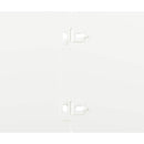 vidaXL Fűszegélyezés 30 db 15 x 103 cm Acél Fehér