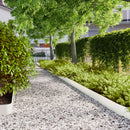 vidaXL Fűszegélyezés 30 db 15 x 103 cm Acél Fehér