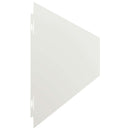 vidaXL Fűszegélyezés 30 db 15 x 103 cm Acél Fehér