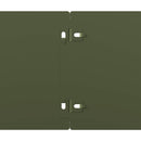 vidaXL Fűszegélyezés 30 db 15 x 103 cm Acél Olajzöld
