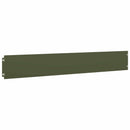 vidaXL Fűszegélyezés 30 db 15 x 103 cm Acél Olajzöld