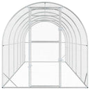 vidaXL Tyúkház Ezüst 600 x 200 x 200 cm Horganyzott Acél