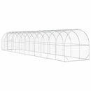 vidaXL Tyúkház Ezüst 1200 x 200 x 200 cm Horganyzott Acél