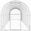 vidaXL Tyúkház Ezüst 800 x 200 x 200 cm Horganyzott Acél