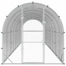 vidaXL Tyúkház Ezüst 800 x 200 x 200 cm Horganyzott Acél